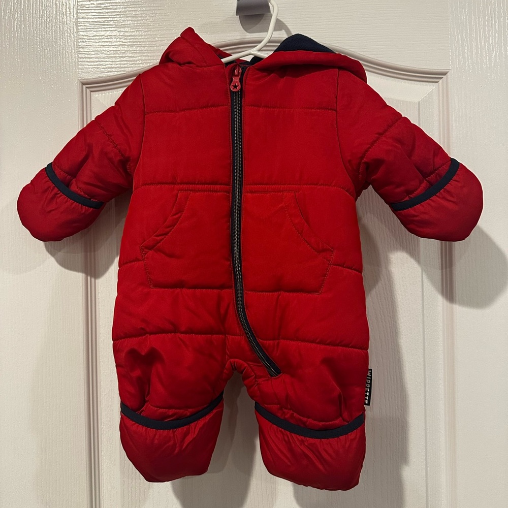 Wippette Baby Boy’s Bear Snowsuit with 3D Ears Size:0-3 Months